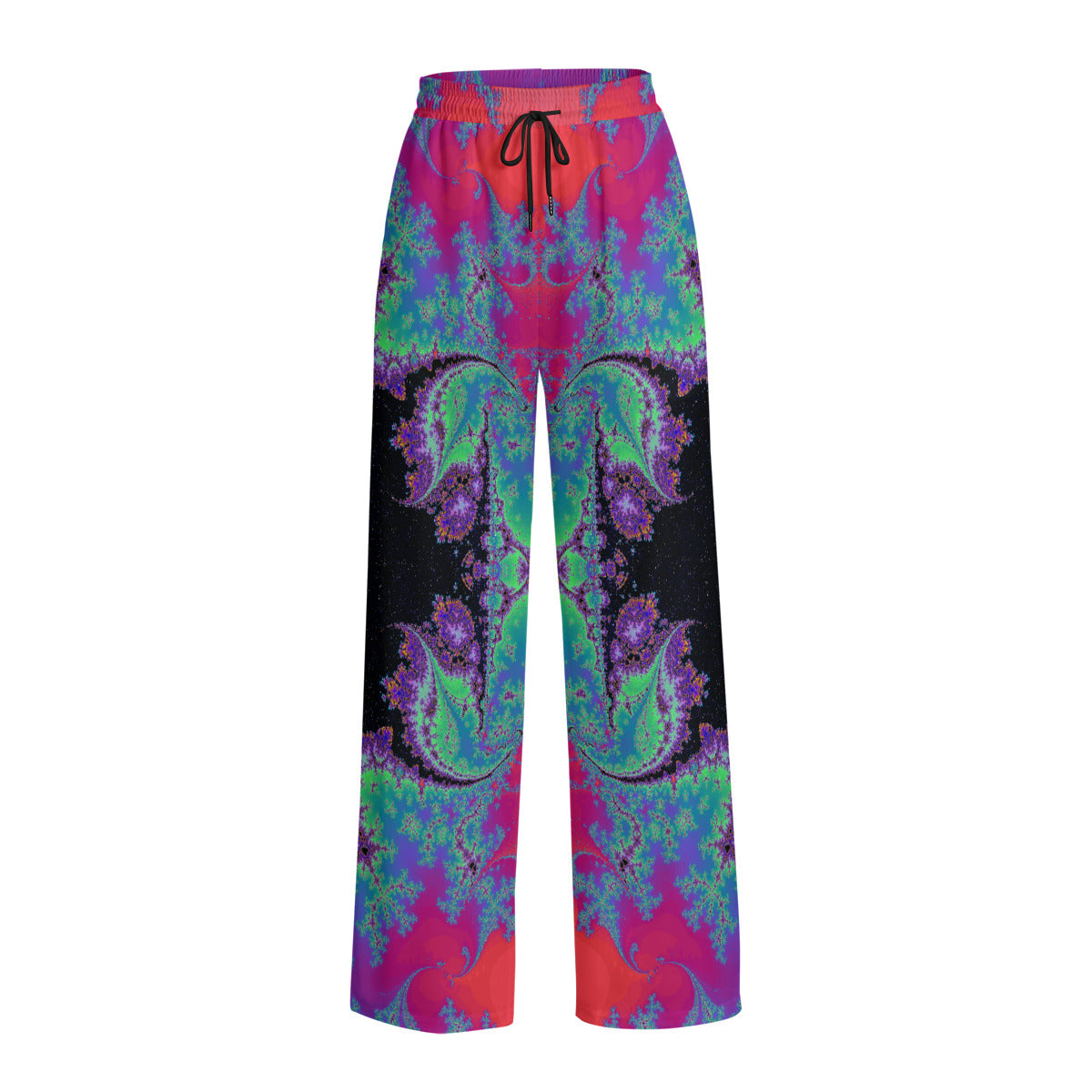 Neon Fractal Flow Pants