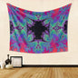 Neon Fractal Flow Tapestry