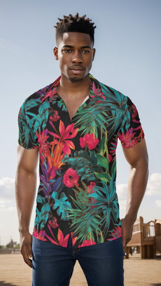 Midnight Garden Button Up
