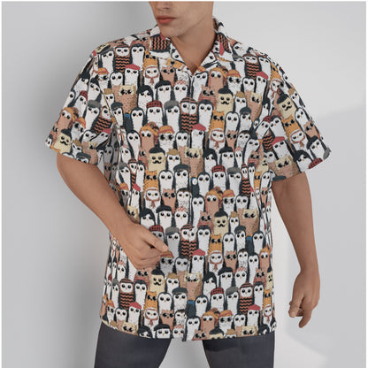 Owls or Cats? Button-Up