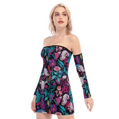 Beautiful Decay Off-shoulder Back Lace-up Dress