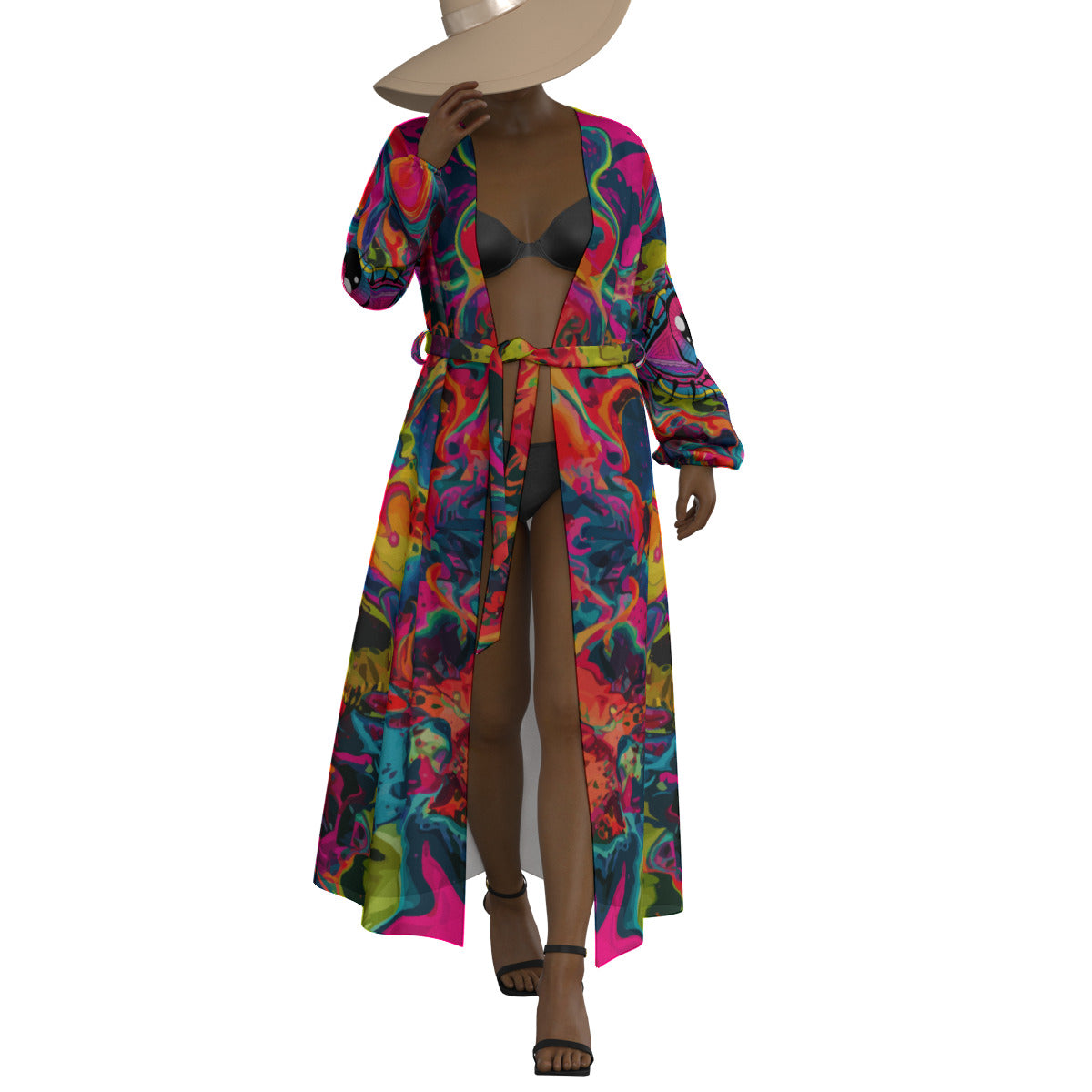 Eye See All Psychedelic Cross Robe
