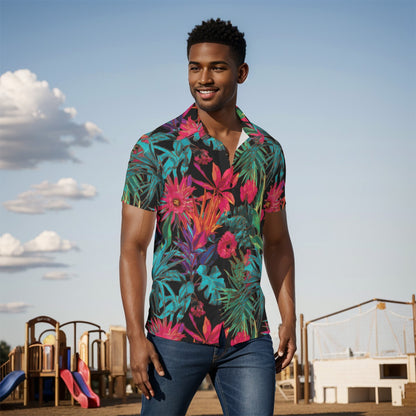 Midnight Garden Button Up