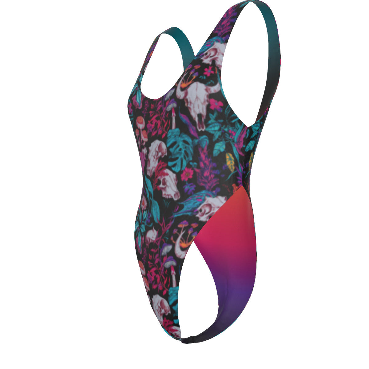"Beautiful Decay" Women's One-piece Swimsuit | Double-sides Printed