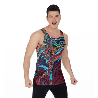 Jungle Flower Red All Over Tank