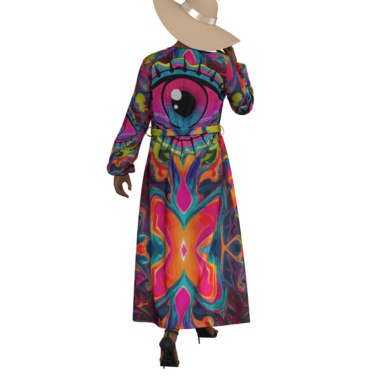 Eye See All Psychedelic Cross Robe