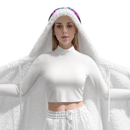 Fractal Fever Hoodie Blanket