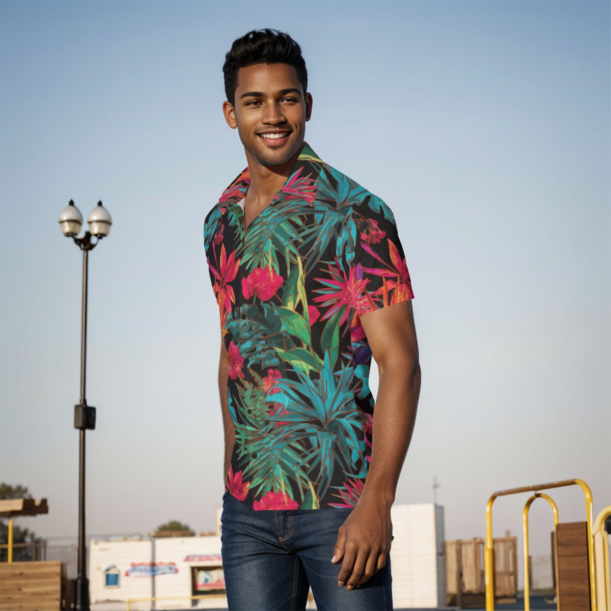 Midnight Garden Button Up