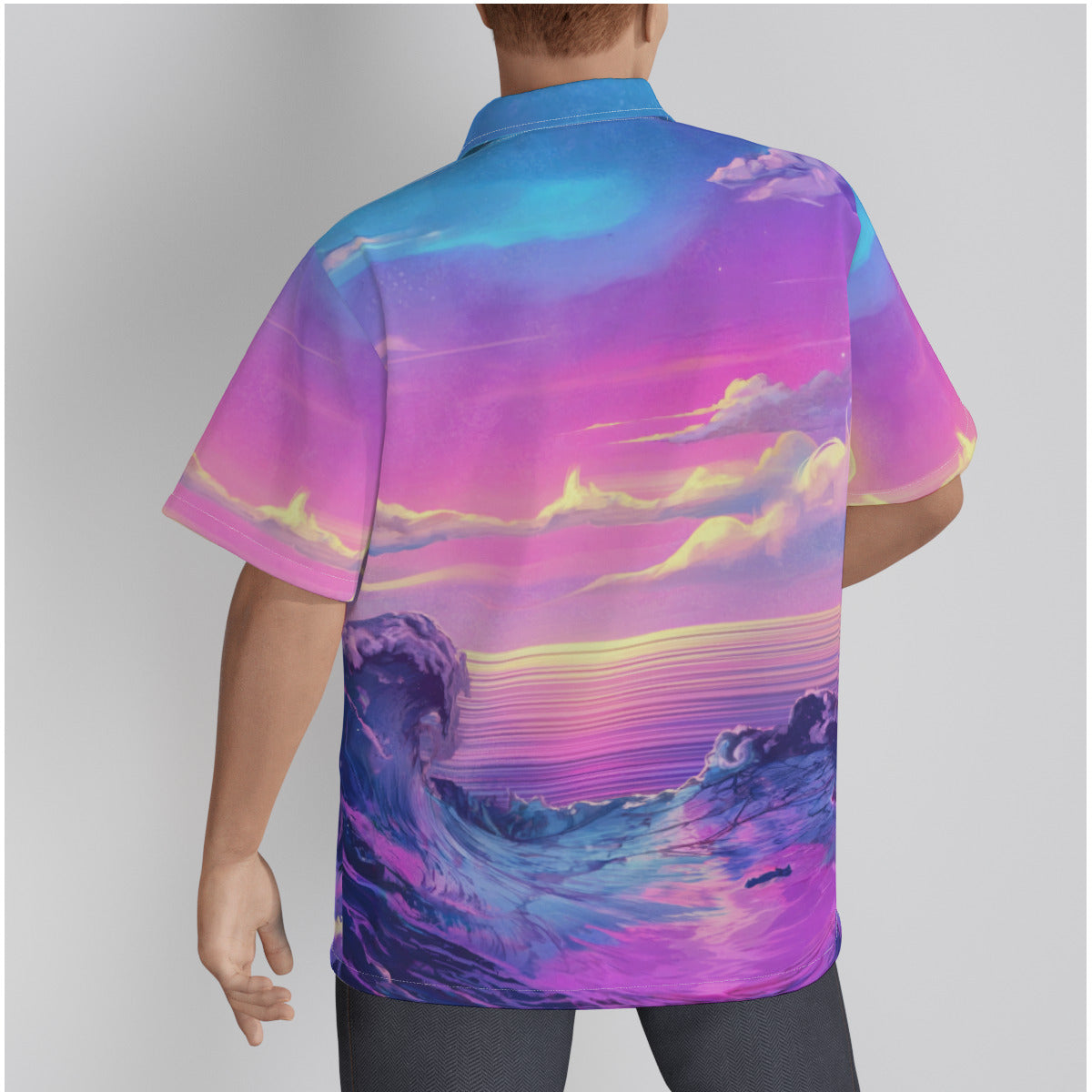 Cosmic Surf Paradise Hawaiian Shirt