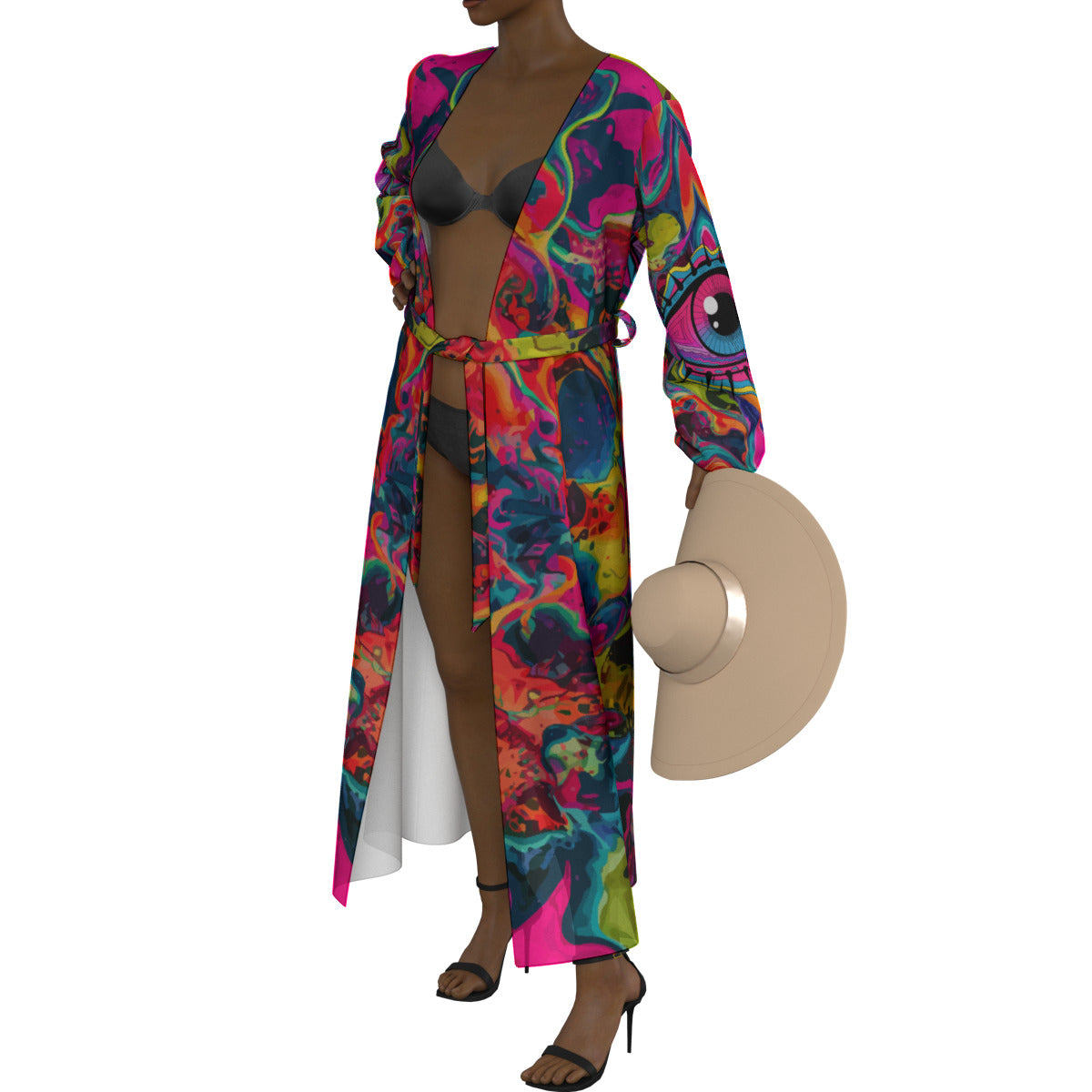 Eye See All Psychedelic Cross Robe