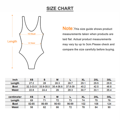 "Beautiful Decay" Women's One-piece Swimsuit | Double-sides Printed